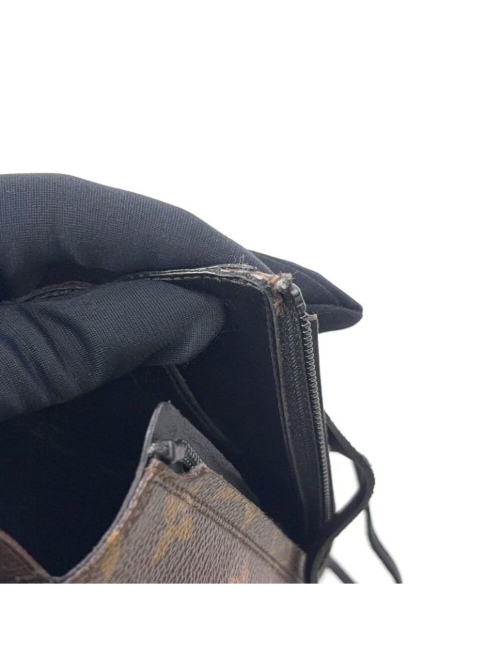 Louis Vuitton Star Trail Line Ankle Boots Monogram Enamel Leather Brown Black - Picture 15 of 15